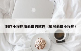 诸城制作小程序填表格的软件（填写表格小程序）